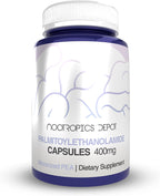 Nootropics Depot Palmitoiletanolamida (PEA) 400mg Cápsulas - Apoyo Articular, Nervioso e Inmune - 180 Cápsulas