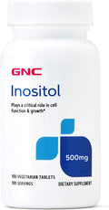 GNC Inositol 500 mg - Dietary Supplement for Cellular Function - 100 Tablets