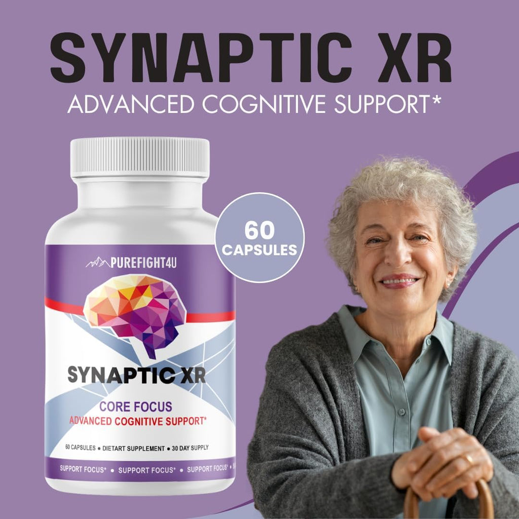 Synaptic XR Core Focus - Suplemento Avanzado para el Apoyo Cognitivo, 60 Cápsulas