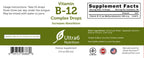 Vitamina B12 Sublingual en Gotas Líquidas - Metilcobalamina 90 Días - Suplemento Energético