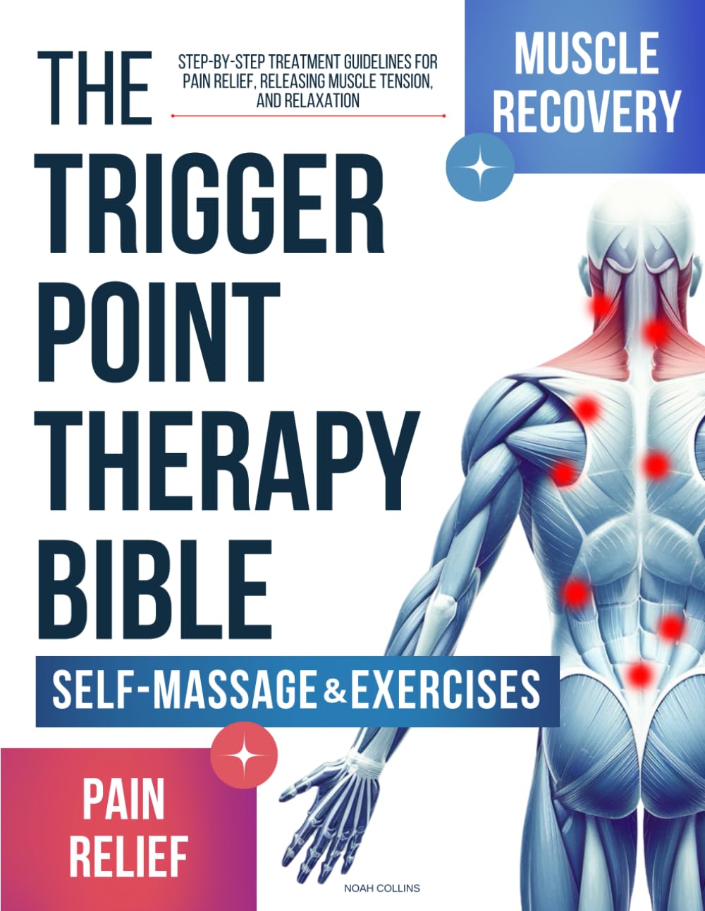 The Trigger Point Therapy Bible: Step-by-Step Treatment Guidelines for Pain Relief, Releasing Muscle Tension, and Relaxation