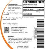 BulkSupplements.com Rutina 500mg Cápsulas - de Saphora Japonica, Complemento de Rutina, Antioxidante - Vegano y Sin Gluten, 1 Cápsula por Ración, 180 Cápsulas Vegetales