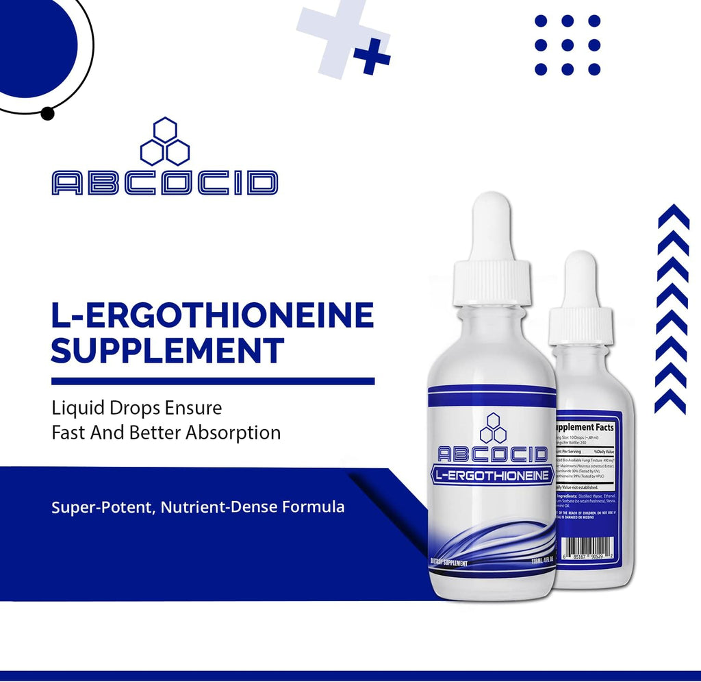 ABCOCID L-Ergotioneína Líquido 490 mg, 118 ml, 240 dosis