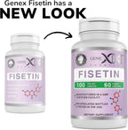 Genex Formulas Fisetin 100mg (60 Cápsulas) – Antioxidante para un Envejecimiento Saludable y la Salud Cognitiva