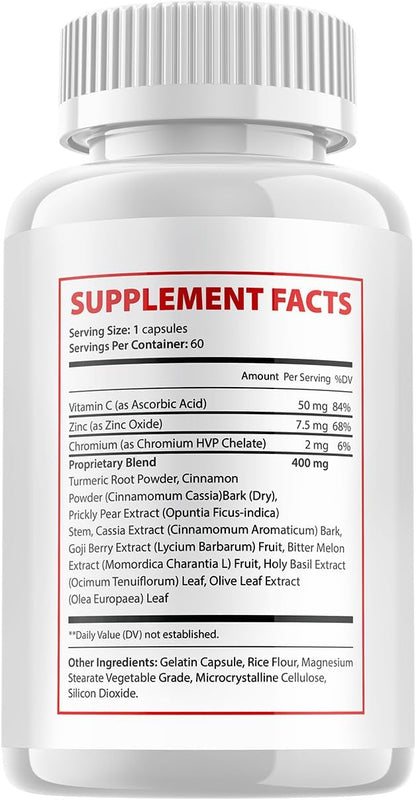 Cápsulas Glucovate - Suplemento Avanzado de – Fórmula natural: Al estar elaborado con componentes de origen – Image 6