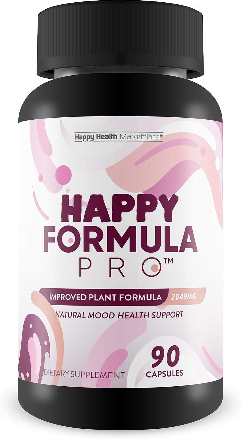 Happy Formula Pro - Complemento alimenticio de vitamina D para apoyo del estado de ánimo