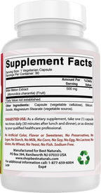 Best Naturals Bitter Melon 500 mg - 270 Cápsulas Veganas (Pack de 3 x 90)
