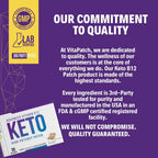 VitaPatch Parche Keto con B12 Metilcobalamina y Guaraná - 30 Parches