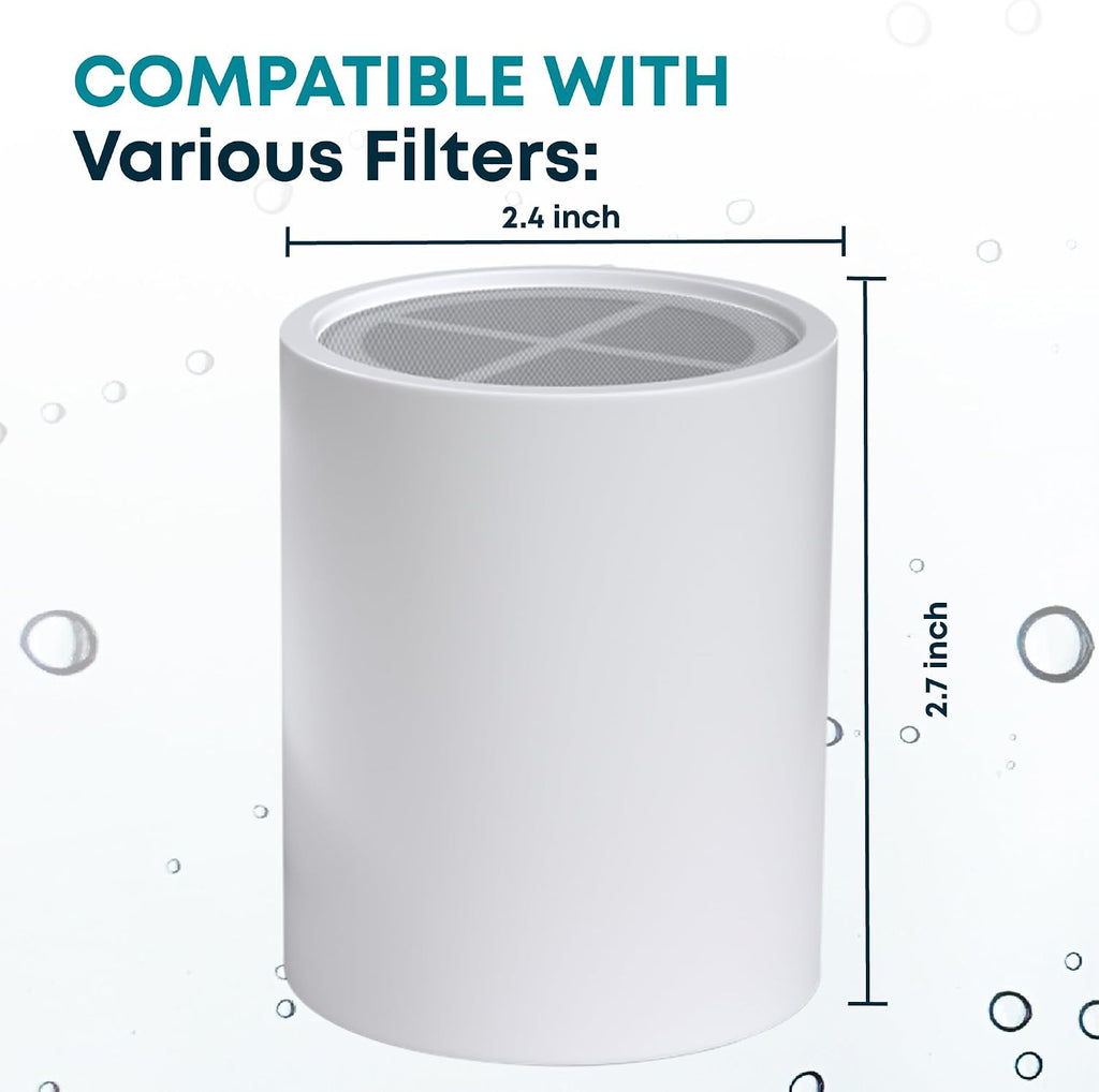 AquaHomeGroup Cartucho de repuesto premium de 20 etapas (paquete de 2, sin carcasa), compatible con cualquier filtro de ducha de diseño similar de 15 y 20 etapas