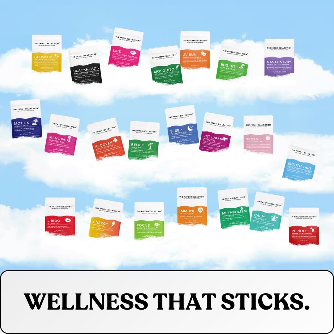 The Patch Collection® – Tiras limpiadoras de poros con carbón, witch hazel y aloe vera (Pack de 20)