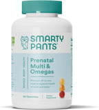 SmartyPants Prenatal Vitamins - Gomitas Multivitamínicas con Omega-3, Metilfolato y Zinc (80 uds)