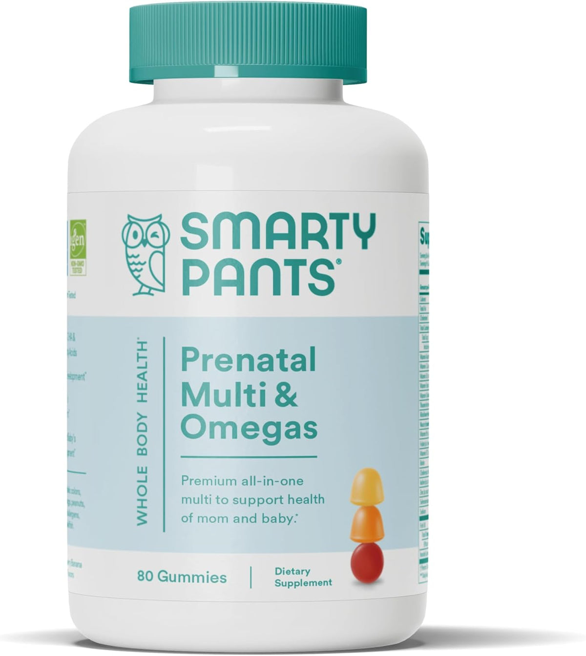 SmartyPants Prenatal Vitamins - Gomitas – Metilfolato (folato activo): forma biodisponible del ácido fólico, – Image 1