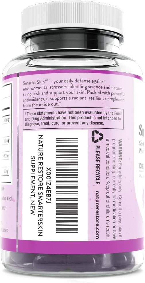 SmarterSkin Polypodium Leucotomos & Verbascoside - Defensa Cutánea, 60 Cápsulas