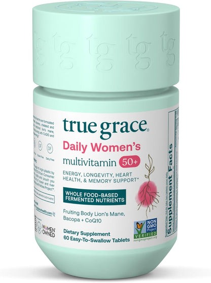 True Grace Multivitamínico Diario Mujeres – Energía diaria: las vitaminas B2, B6 y B12 contribuyen al metabolismo – Image 1