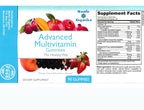 Martin Organics Multivitamin Gummies para Mujeres y Hombres, Sin Gluten, con Hierro, Magnesio, Zinc y Biotina, 90 Gominolas