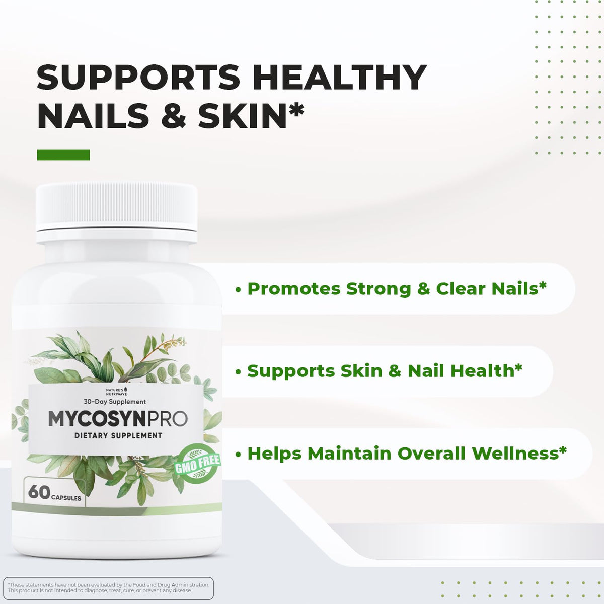 Mycosyn Pro - Suplemento Natural con – Biotina: Contribuye al mantenimiento normal de la piel, el cabello y las – Image 2