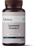Miduty Vitamina C Liposomal - Sin Gluten - No Transgénico - 90 Cápsulas