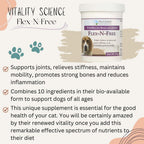 Flex N Free para perros – Suplemento natural para las articulaciones (220 g)