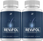 Revifol Complemento Capilar - Cápsulas para el Crecimiento del Cabello (2 Pack - 120 Cápsulas)