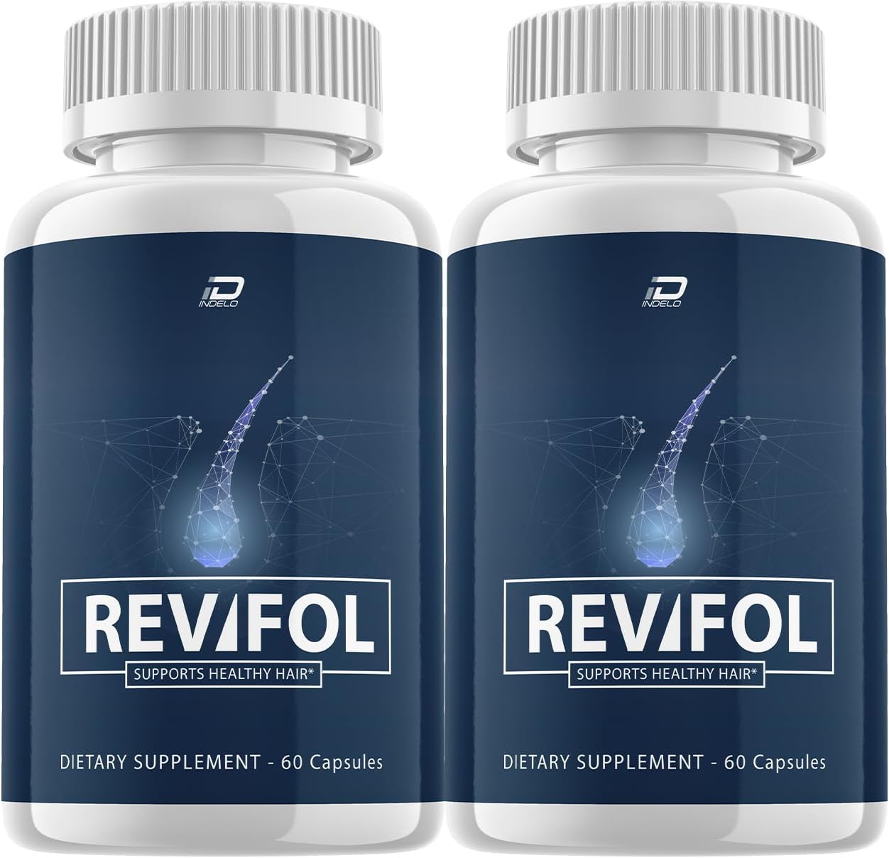 Revifol Complemento Capilar - Cápsulas para el Crecimiento del Cabello (2 Pack - 120 Cápsulas)