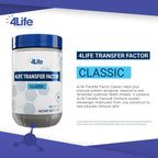 4Life Transfer Factor Classic - Apoyo Inmunológico con Calostro, 90 Cápsulas Vegetales