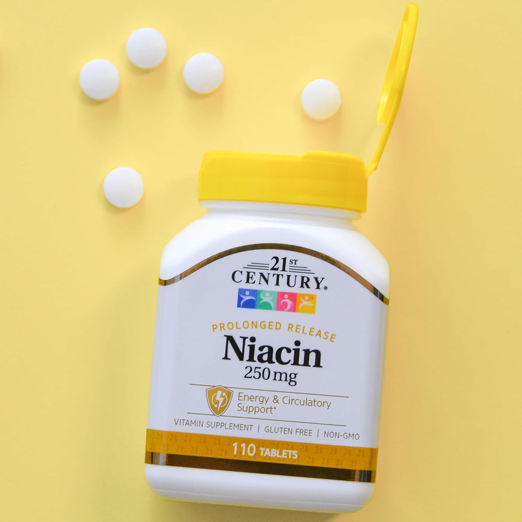 21st Century Niacina 250 mg – 110 Comprimidos (Paquete de 2)