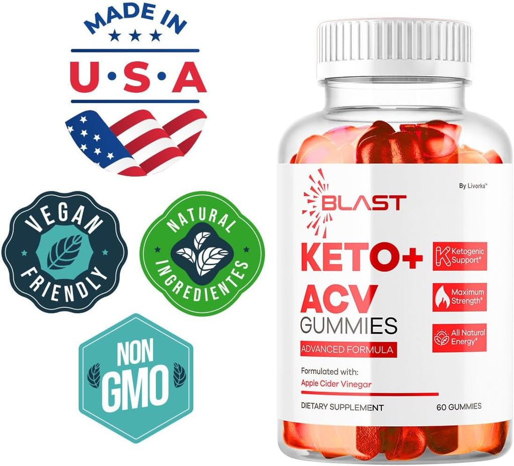 Blast Keto ACV Gummies - Pack Triple (180 Gominolas)