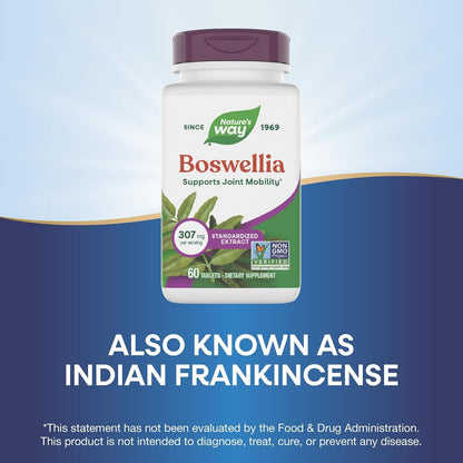 Nature's Way Boswellia Extracto Estandarizado, 60 Comprimidos – Image 4