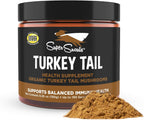 Super Snouts Turkey Tail Mushroom Supplement Powder for Dogs & Cats (2.64 oz) - Organic, Made in USA Antioxidant & Inflammation Support, Immune Support