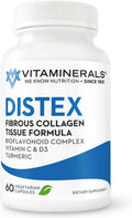 Vitaminerals 117 Distex™ Soporte de Discos Espinales | Bromelina | Cúrcuma | Manganeso | 60 Cápsulas Veganas