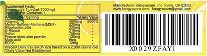 Active C - 40 Paquetes - Dosis Única - 7000mg - Polvo de Vitamina C de Alta Potencia - Apoyo Inmunológico y Protección Antioxidante - Absorción Mejorada, pH Neutro