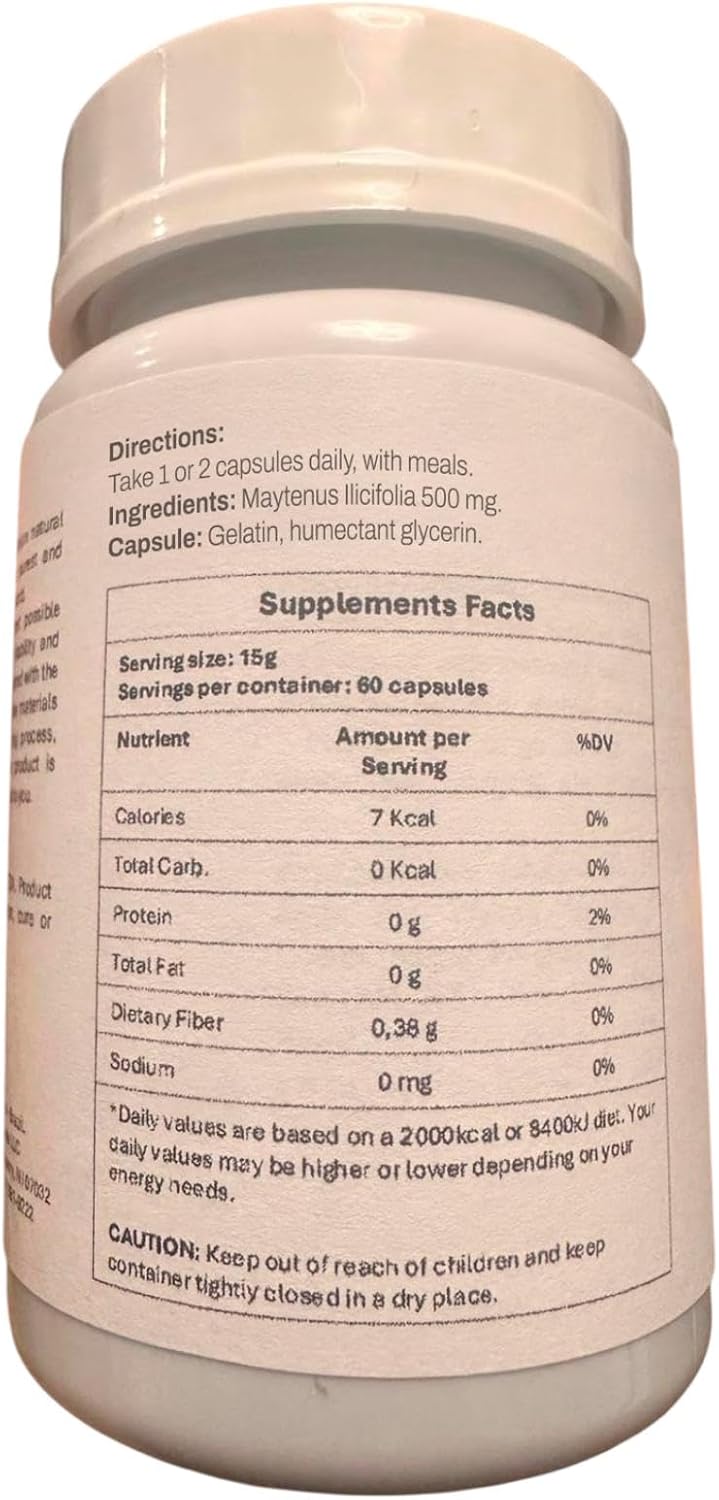 Espinheira Santa 500 mg (60 Cápsulas) - Ninho Verde