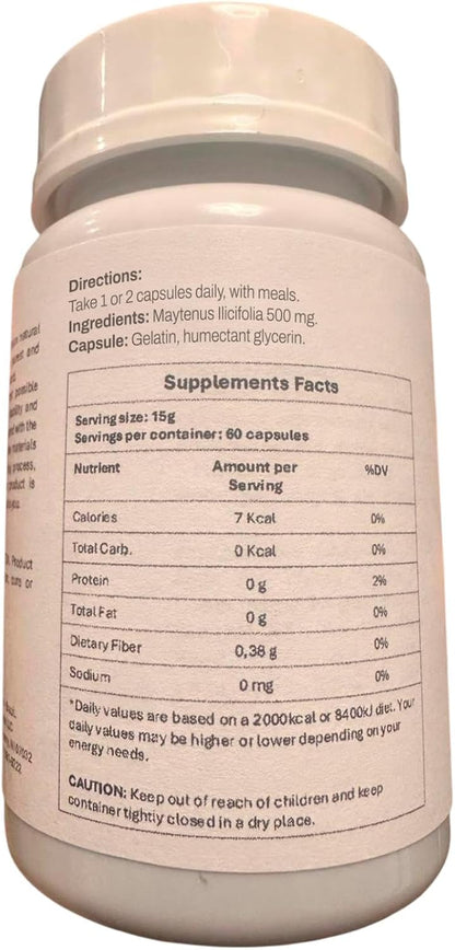 Espinheira Santa 500 mg (60 Cápsulas) - Ninho Verde
