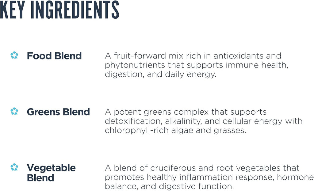 Revive MD Daily Greens - Suplemento de Superfoods y Antioxidantes con Enzimas Digestivas, Prebióticos y Probióticos - 180 Cápsulas (60 Dosis)