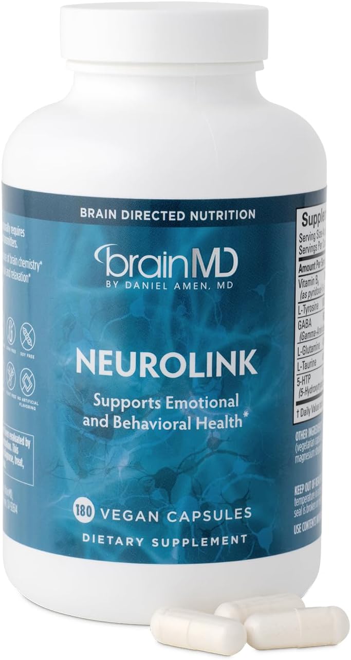 NeuroLink BRAINMD - 180 Cápsulas - Complemento para la Función Cerebral