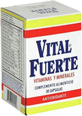 Vital Fuerte – Complemento de Vitaminas y Minerales (30 Cápsulas)