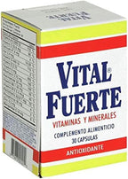 Vital Fuerte – Complemento de Vitaminas y Minerales (30 Cápsulas)