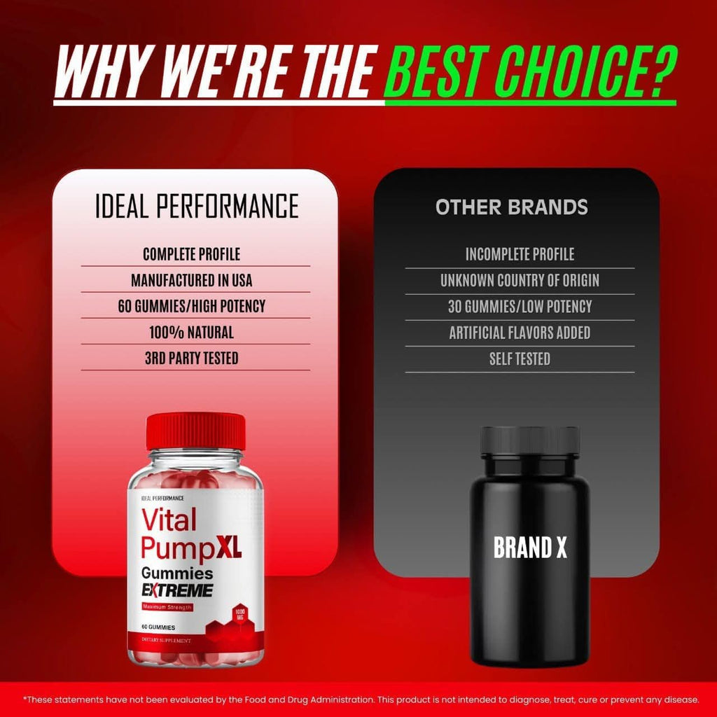 Vital PumpXL Gummies - Complemento Multivitamínico para Hombres