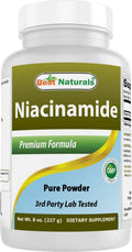 Best Naturals Niacinamida (Vitamina B3) en Polvo Pura 227 g