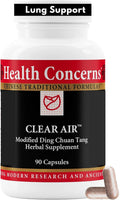 Health Concerns Clear Air – Complemento para la tos y la flema – 90 cápsulas