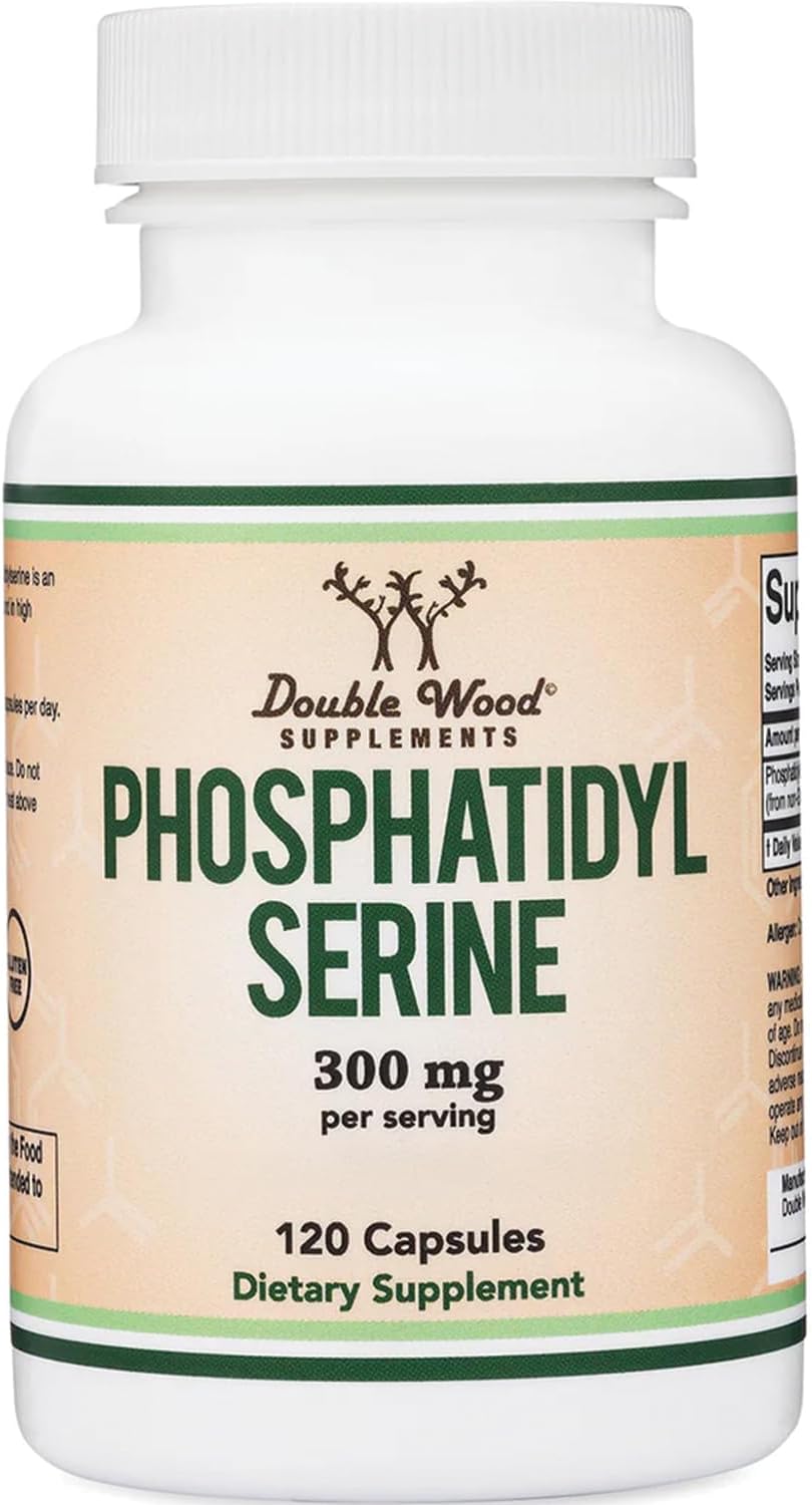 Double Wood Fosfatidilserina 300mg, 120 Cápsulas