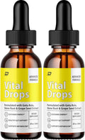Vital Drops Healthy Formula – VitalDrops All Natural Healthy Levels – Extra Strength VitalDrop Liquid Drops (2 Pack – 2 Month Supply)