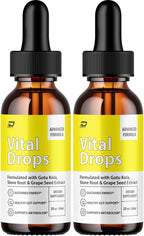 Vital Drops Healthy Formula – VitalDrops All Natural Healthy Levels – Extra Strength VitalDrop Liquid Drops (2 Pack – 2 Month Supply)
