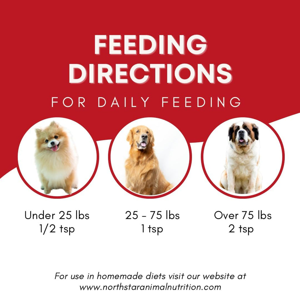 North Star Animal Nutrition - Multivitamínico Completo para Perros en Polvo (227 g) con Vitaminas, Minerales, Prebióticos y Probióticos