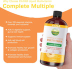 ESUNM Multivitamínico Líquido Completo - Apoyo para Cabello, Piel y Energía - 480 ml
