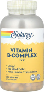 Solaray Complejo B, 100mg, 250 Cápsulas