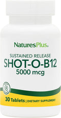 NaturesPlus Shot-O-B12 5000 mcg - 30 Comprimidos de Liberación Prolongada