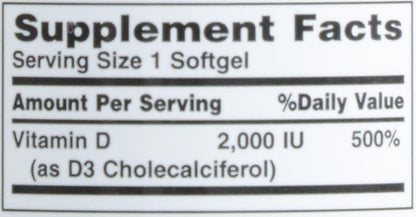 Nature's Bounty Vitamina D3 2000 IU, 150 – La vitamina D contribuye al funcionamiento normal del sistema – Image 5