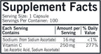 Kirkman Vitamina C 250 mg, 100 cápsulas