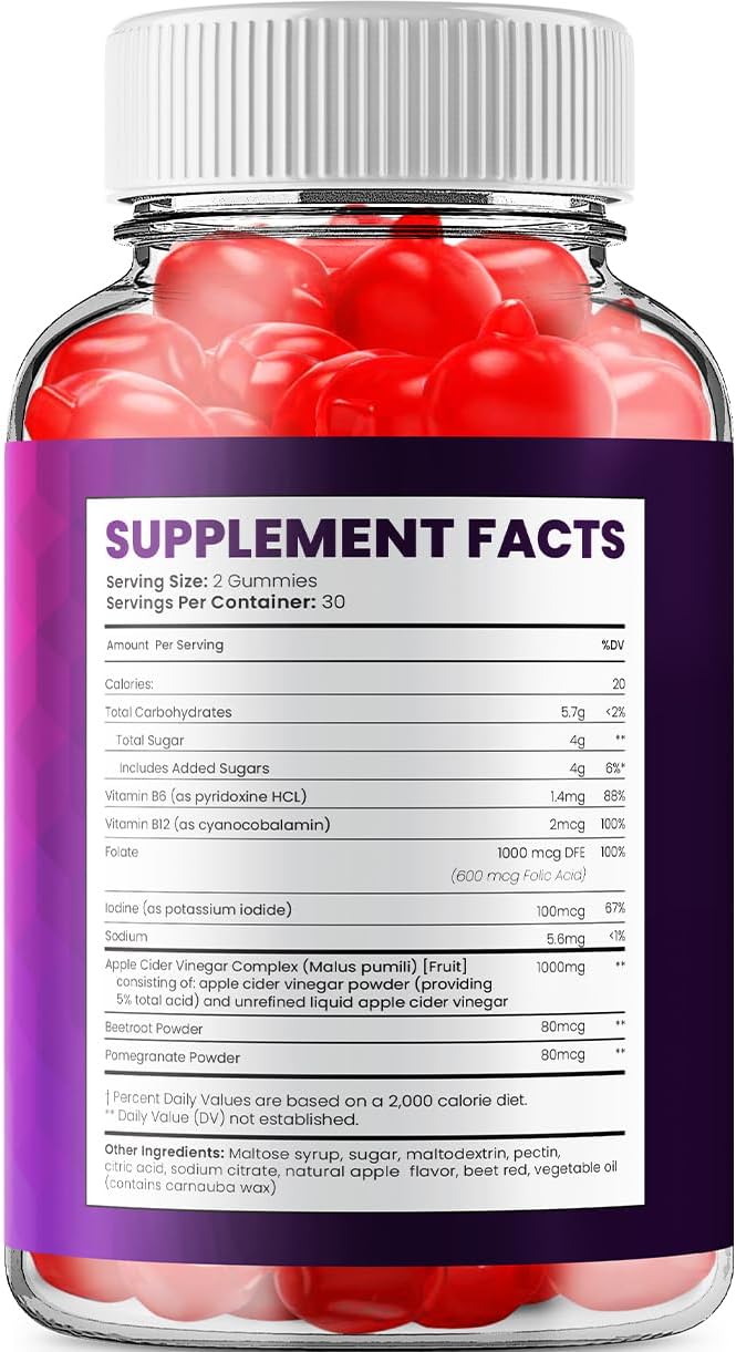 TropiKeto Keto ACV Gummies Máxima Potencia (3 Pack, 180 Gummies)